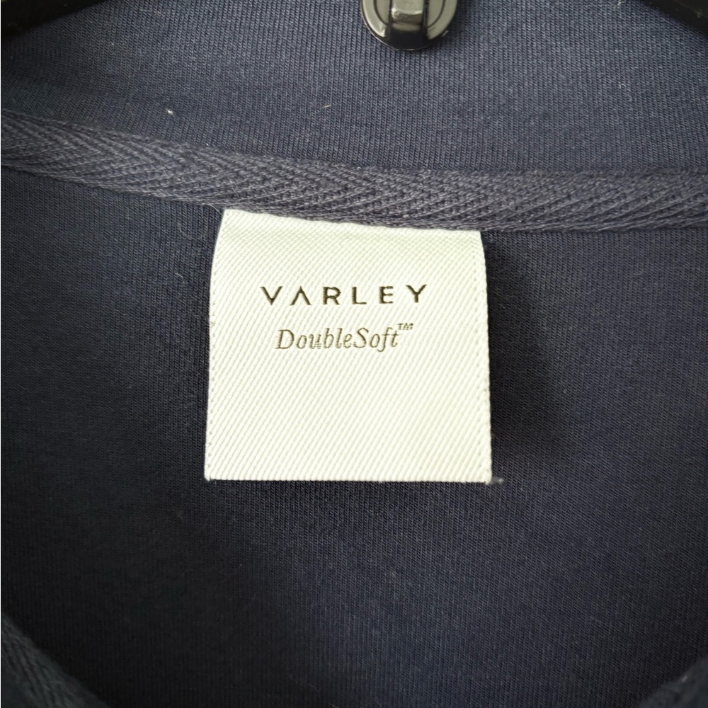 Varley Davenport Half-Zip Sweat Sz Lg navy blue - Picture 4 of 6